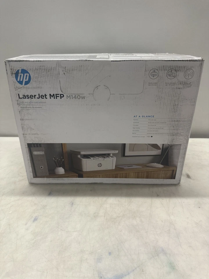 HP LaserJet MFP M140w Multifunction Printer - Image 1 of 4