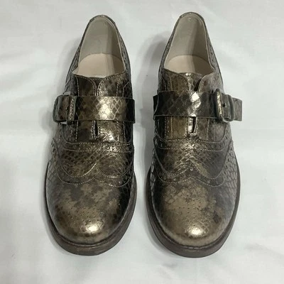 Oxford Clarks Tomina Mia Bronce Cuero Metálico Punta de Ala Mujer Talla 9.5M EU 41 Foto 1 de 4