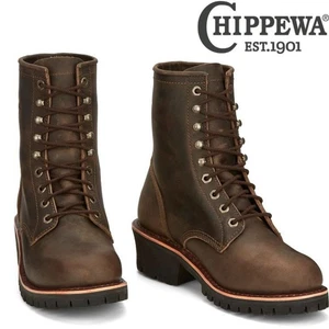 CHIPPEWA Classic 2.0 8-inch Holzfällerstiefel, Größe 27,5 cm, EE, NC2090 #1126 - Bild 1 von 7