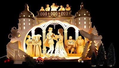 Lichterbogen-3D-LED "Drei Haselnüsse für Aschenbrödel® original Märchenfilm - Image 1 of 4