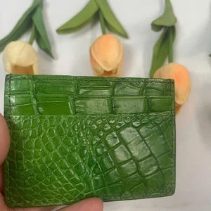 GENUINE  LEATHER SKIN CREDIT CARD HOLDER/ WALLET CARD HOLDER FOR MEN - Picture 1 of 14