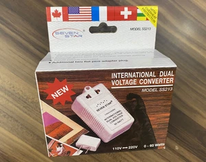 International Dual Voltage Converter Model SS213 By Seven Star NEW - Picture 1 of 8