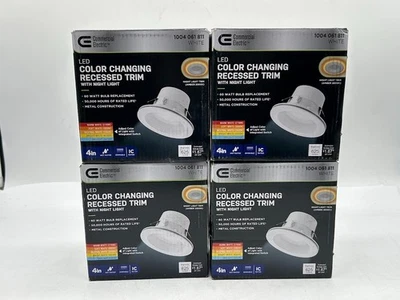 ​Eléctrico comercial 53805101 4 pulgadas Borde de luz empotrada CCT ***LOTE DE 4*** Foto 1 de 3