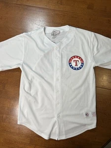 MLB Texas Rangers Jersey Kids Size Large 14-16 White Prince Fielder #84 - Picture 1 of 14