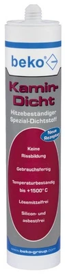 beko Kamin-Dicht 310 ml schwarz (bis +1.500° C) Hitzebeständiger Spezial-Dichtst - Bild 1 von 4