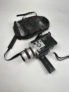 Cámara de película electrónica Canon Super8 con zoom automático 814 de JAPÓN sin probar con estuche - Imagen 1 de 16