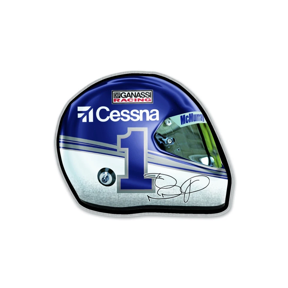 Jamie McMurray 2017 Wincraft #1 Cessna Helmet Pin Carded FREE SHIP - Image 1 of 1