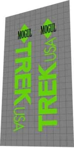1993 Trek USA fork lime DECAL SET - Picture 1 of 1