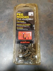 Crawford 1851A Peg Hooks Assortment, 47 Pieces - Picture 1 of 5