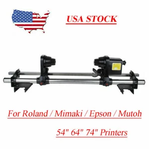 54" Auto Media Roller Paper Take up Reel System for Roland SP540 SP540V VP540 - Picture 1 of 14