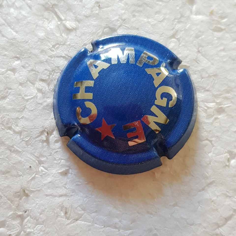 Capsule de Champagne générique  CHAMPAGNE  bleu - Photo 1/1