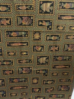  Serigrafía Hoffman se llama "Arrecife de Coral" y es 100% Algodón 1 YD 44" CON NUEVO Foto 1 de 4