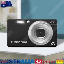 AU Auto Focus Camcorder 2.7 Inch LCD Compact Camera 4K 56MP 20x Zoom (Black)