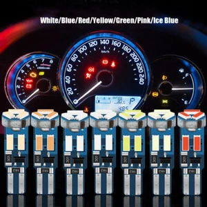 10pcs T5 74 LED Instrument Panel Dash Dashboard Gauge Light Bulb W3W 37 17 73. - Picture 1 of 19