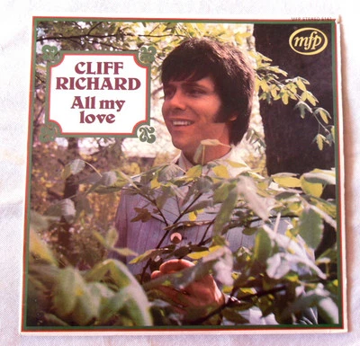 LP 33 TOURS CLIFF RICHARD ALL MY LOVE avec languette MFP 5161 FRENCH ORIGINAL - Photo 1/2