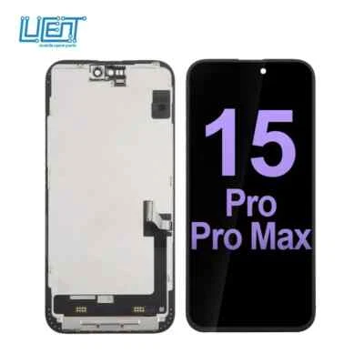 META MOBILE Display für iPhone 15 PRO MAX Incell Bildschirm HD LCD 3D Touch Screen Oled