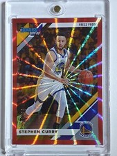2019 Panini Donruss Stephen Curry #64 RED LAZER /99 Prizm PRESS PROOF - Rare