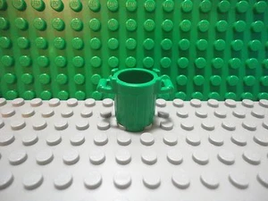 Lego mini figura 1 contenedor de basura basura basura verde NUEVO - Imagen 1 de 1