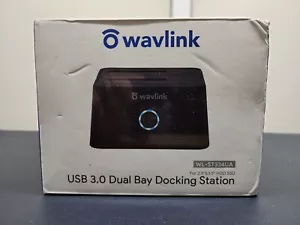 Wavlink WL-ST334UA USB 3.0 Dual Bay Docking System Plug & Play Open Box - Picture 1 of 4