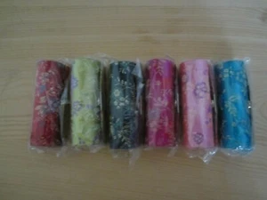 Ladies Lipstick Holder - Asian Print Fabric - Multi Colors - Picture 1 of 1