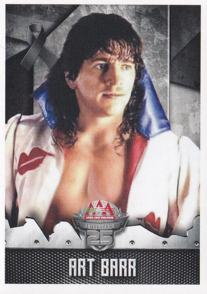 Tarjeta adhesiva Art Barr 2017 Panini Lucha Libre AAA #24 The Juicer Love Machine Foto 1 de 4