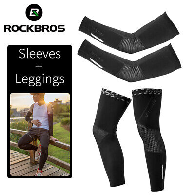  ROCKBROS Cycling Fleece Warm Arm Sleeves &Le...