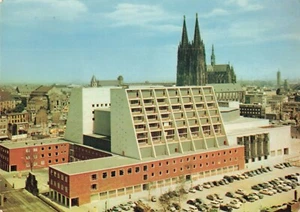 Postcard Germany Cologne on River Rhine Opera House and Cathedral c. 1971 - Picture 1 of 2