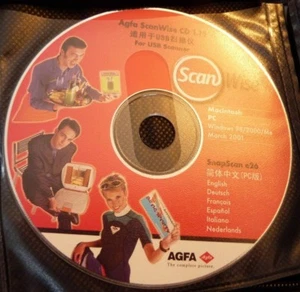 *Afga ScanWise 1.15 for USB Scanner CD - Photo 1/1