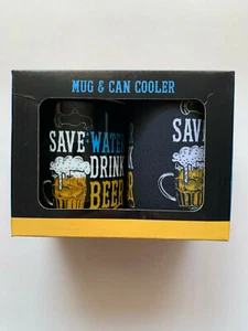 Save Water Drink Beer Mug & Can Cooler - Bild 1 von 3