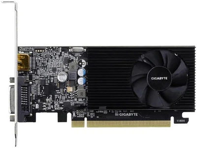 GIGABYTE GeForce GT 1030 Low Profile D4 2G DirectX 12 GV-N1030D4-2GL Graphics - Image 1 of 4
