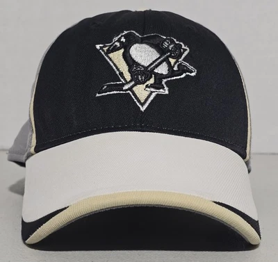 Pittsburgh Penguins Reebok Tocado Oficial Calce Elástico Hombre Sombrero Talla L/XL Foto 1 de 4