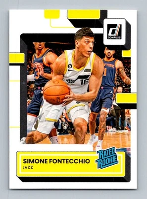 2022-23 Panini Chronicles Simone Fontecchio Rookie Utah Jazz #198 - Image 1 of 2