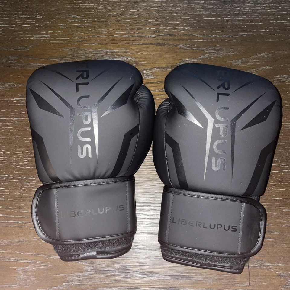 Guantes de Boxeo Liberlupus para Hombres y Mujeres Guantes de Entrenamiento de Boxeo Kickboxing 14oz Foto 1 de 1