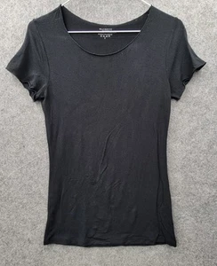 Majestic Paris Damen schwarz Top Größe 2 Kurzarm - Bild 1 von 6