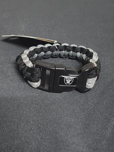 Siskiyou NFL Oakland / Las Vegas Unisex-Adult Survivor Bracelet w/ Original Tag - Picture 1 of 3