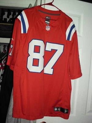 CAMISETA PATRIOTS ROB GRONKOWSKI NIKE RETRO LIMITADA 3XL LN Foto 1 de 4
