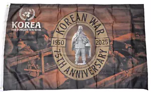 Korean War 75th Anniversary Commemorative Flag 2025 - Picture 1 of 1