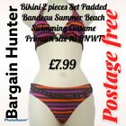Bikini 2 pieces Set  Bandeau Beach  Swimming Costume  Primark size 10 BNWT 