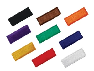 Rank Bar Patches, Achievement Martial Arts, Promotion Patch, Karate TKD Iron-on - Picture 1 of 10