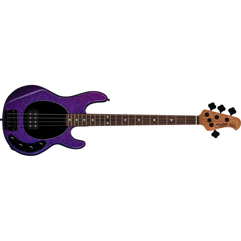 Sterling by Music Man StingRay RAY34 Bass, Rosewood Fretboard, Purple Sparkle - Image 1 of 1