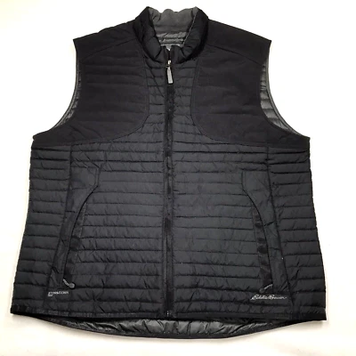 Chaleco EDDIE BAUER Sport Shop Stormdown 700 Hombres XL Negro Puffer Plumón de Ganso Caza Foto 1 de 4