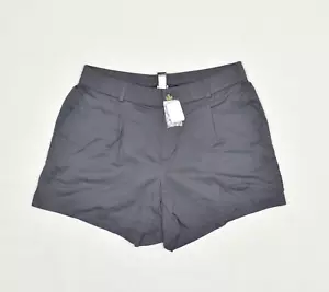 NEW Torrid Women Bermuda Shorts Solid Lyocell Gray Size 16 Linen Blend Zip - Picture 1 of 8