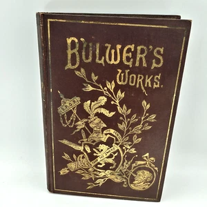 RARE Antique 1851 Bulwer's Works Volume 3 Book Edward Bulwer Lytton PF Collier - Picture 1 of 13