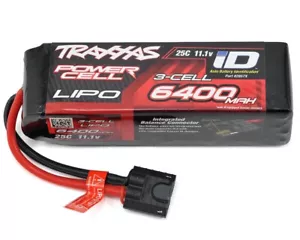 Traxxas LIPO Akku 6400mAh 11.1V 3 Zellen 25C mit Traxxas iD Stecker TRX2857X ... - Bild 1 von 2
