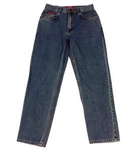 Vintage Men's CHAPS Blue Denim Jeans 32x32 Relaxed Fit 100% Cotton - Picture 1 of 10