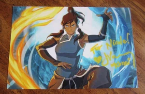 Janet Varney Actress Autographed 4X6 Photo "The Legend of Korra" "Catwoman" - Picture 1 of 3