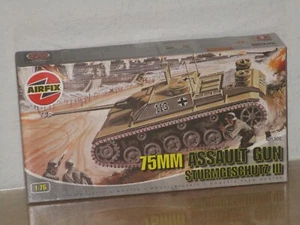 Airfix Vintage Classic Stug III 75mm 1:76 Plástico Modelo Tanque Kit Nuevo en Caja - Imagen 1 de 1