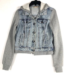Chaqueta de mezclilla Highway Jeans para niñas con capucha abrigo informal pequeña - Imagen 1 de 15