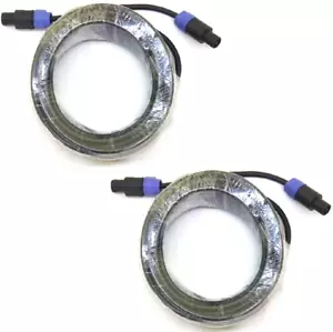 2x 15 m ADAM HALL Profi Speaker Kabel 2 x 2,5 qmm Lautsprecherkabel Speakerkabel - Bild 1 von 7