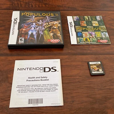 Populous DS CIB COMPLETE TESTED Nintendo DS Game + Manual + Insert 2008 - Image 1 of 4